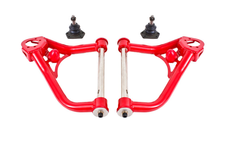 BMR Suspension AA005R | BMR Tubular Upper A-arms for and Firebird Red; 1967-1969