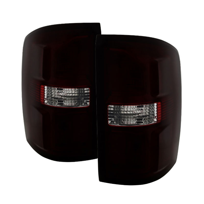 SPYDER 9034060 | Xtune GMC Sierra 1500 14-15 OEM Style Tail Light Red Smoked ALT-JH-GS14-OE-RSM; 2014-2015