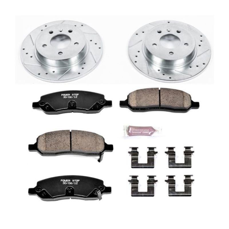 PowerStop k4658 | Power Stop 06-11 Buick Lucerne Rear Z23 Evolution Sport Brake Kit; 2006-2011