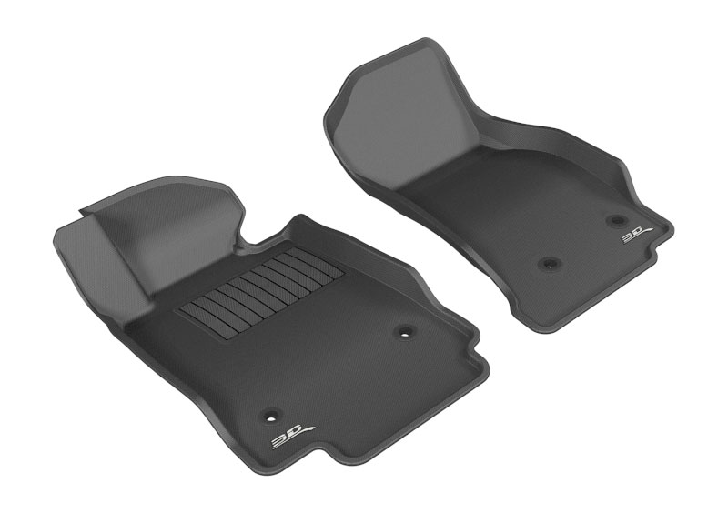 3D Maxpider l1cd01011509 | 3D MAXpider 2014-2019 Cadillac CTS Kagu 1st Row Floormat - Black; 2014-2019