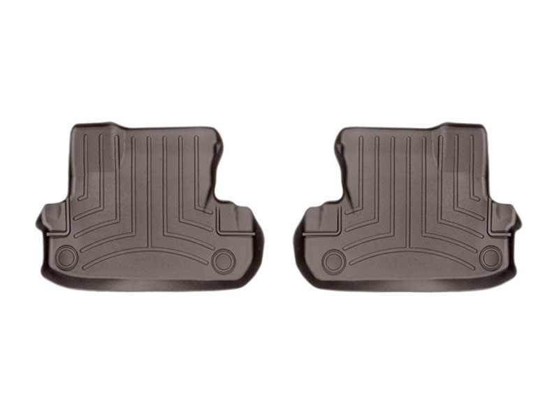 WeatherTech 4710602 | 2017+ Mercedes-Benz S-Class Rear FloorLiner - Cocoa (Cabriolet and Coupe); 2017-2023