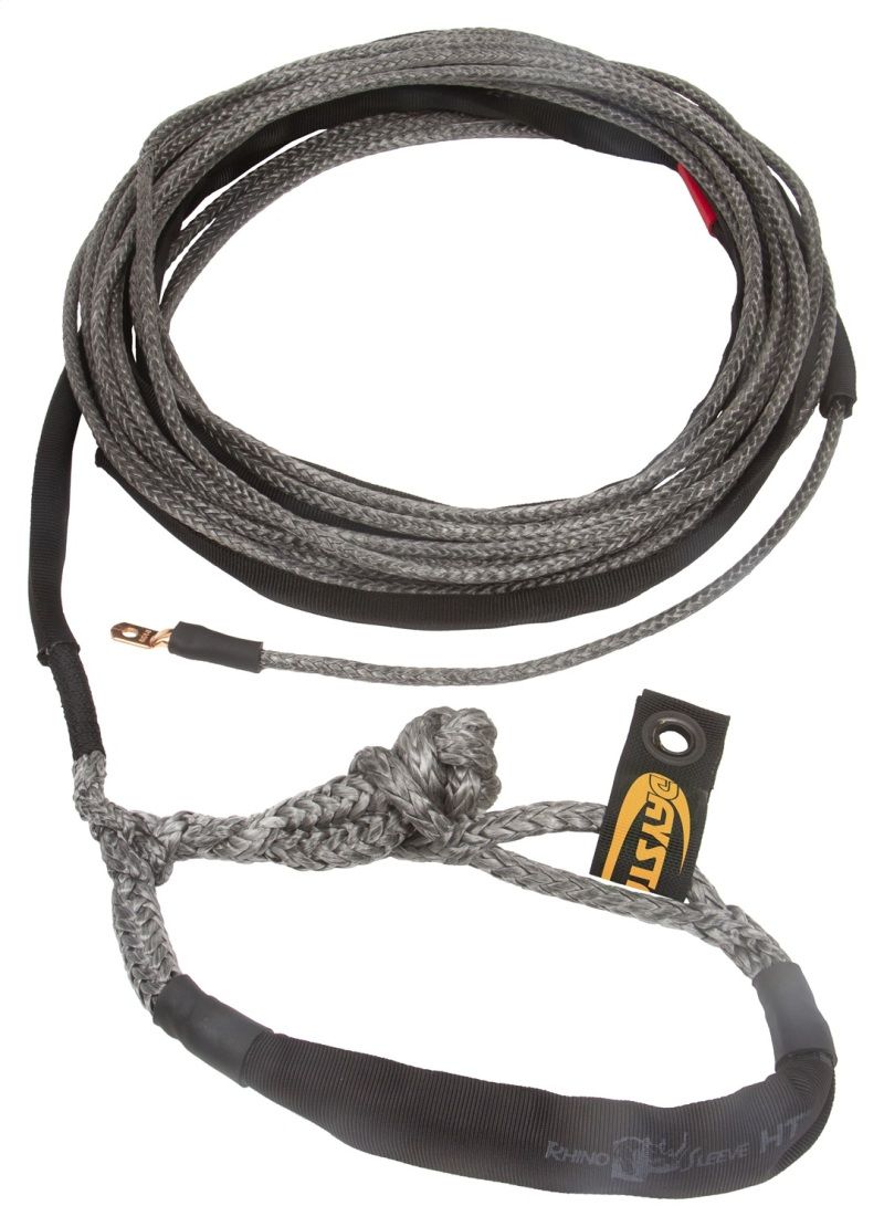 Daystar ku10404bk | 80 Foot Winch Rope W/Shackle End 3/8 x 80 Foot Black