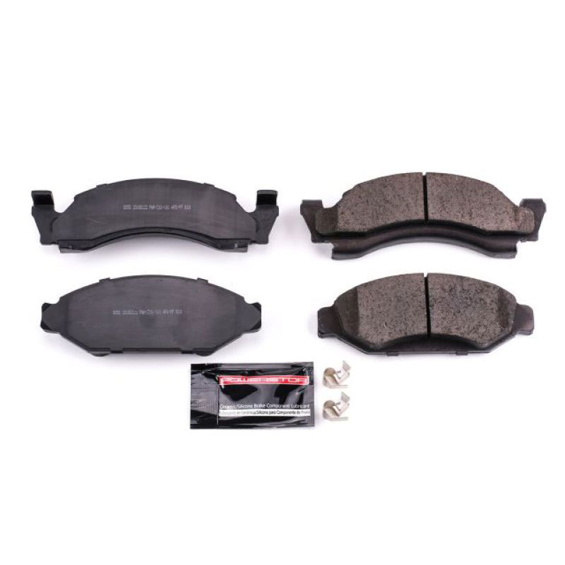 PowerStop z23-050 | Power Stop 76-86 Ford Bronco Front Z23 Evolution Sport Brake Pads w/Hardware; 1976-1986