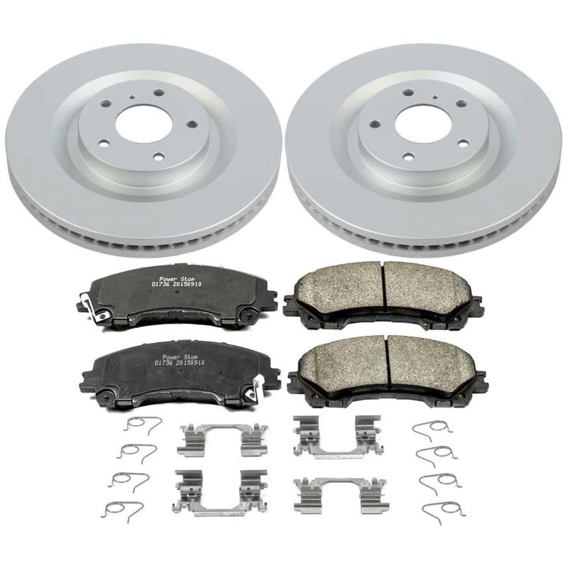 PowerStop crk8415 | Power Stop 2019 Infiniti QX50 Front Z17 Evolution Geomet Coated Brake Kit; 2019-2019