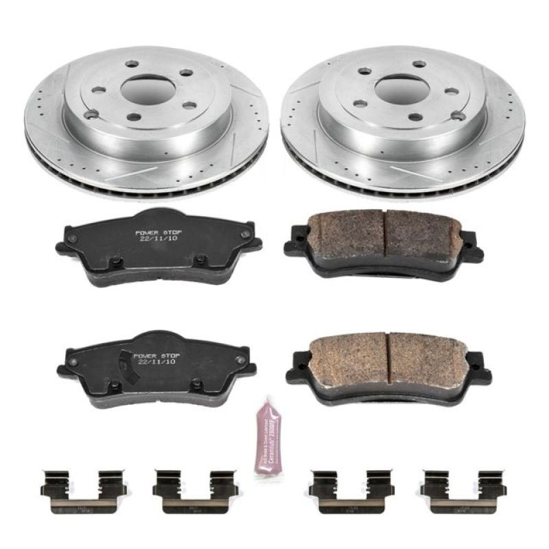 PowerStop k5525 | Power Stop 08-09 Pontiac G8 Rear Z23 Evolution Sport Brake Kit; 2008-2009