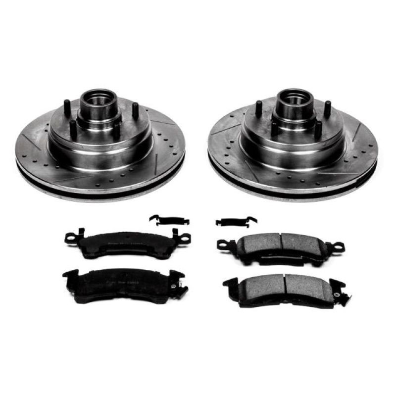 PowerStop k2936 | Power Stop 91-96 Buick Roadmaster Front Z23 Evolution Sport Brake Kit; 1991-1996