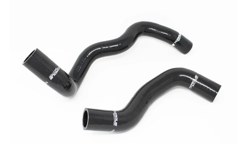 Torque Solution ts-ch-513bk | 2016+ Ford Focus RS Silicone Radiator Hose Kit - Black; 2016-2023