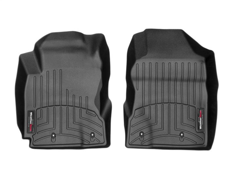 WeatherTech 4411951 | 04-06 Scion xB Front FloorLiner (Manual Trans Only) - Black; 2004-2006