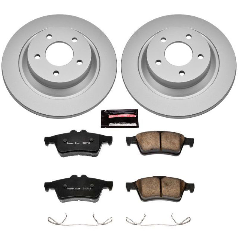 PowerStop crk5842 | Power Stop 08-10 Mazda 5 Rear Z17 Evolution Geomet Coated Brake Kit; 2008-2010