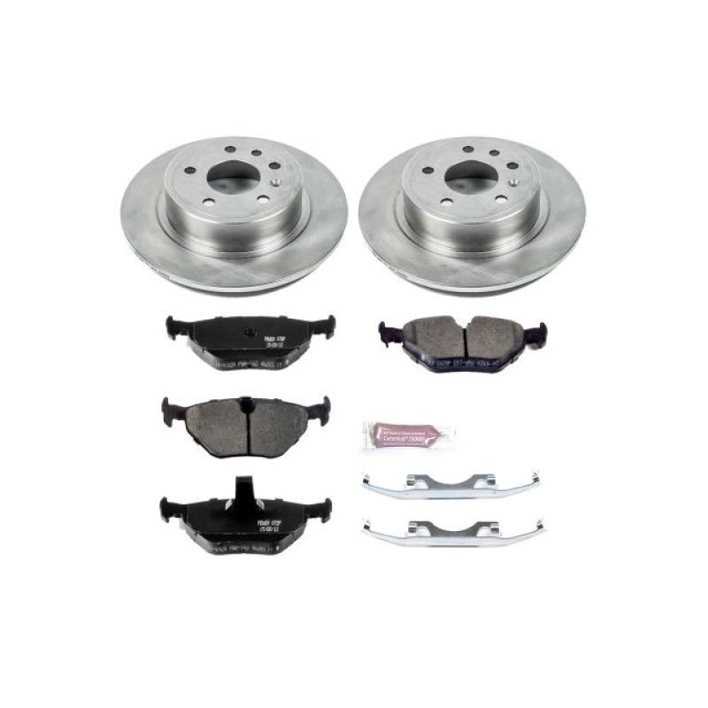 PowerStop koe3080 | Power Stop 99-10 Saab 9-5 Rear Autospecialty Brake Kit; 1999-2010