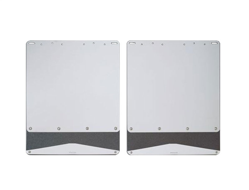 Putco 79492 | 92-99 Chevrolet Suburban Stainless Steel Mud Flap(10in x 18in); 1992-1992