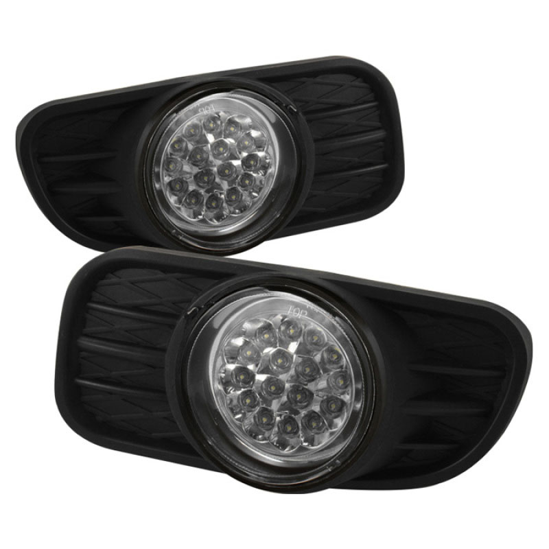 SPYDER 5015693 | Spyder Jeep Grand Cherokee LED Fog Lights - Clear - (FL-LED-JGC99-C); 1999-2004