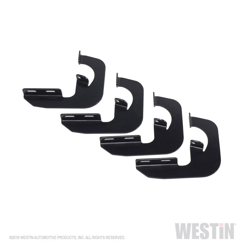 Westin 27-1735 | 2007-2013 GMC Silverado/Sierra 1500 Reg Cab Running Board Mount Kit - Black; 2007-2013