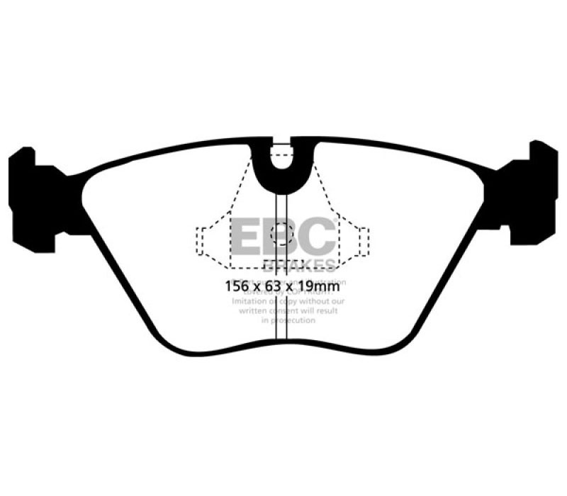 EBC dp2689 | 98-02 BMW Z3 3.2 (M-Coupe) Greenstuff Front Brake Pads; 1998-2002