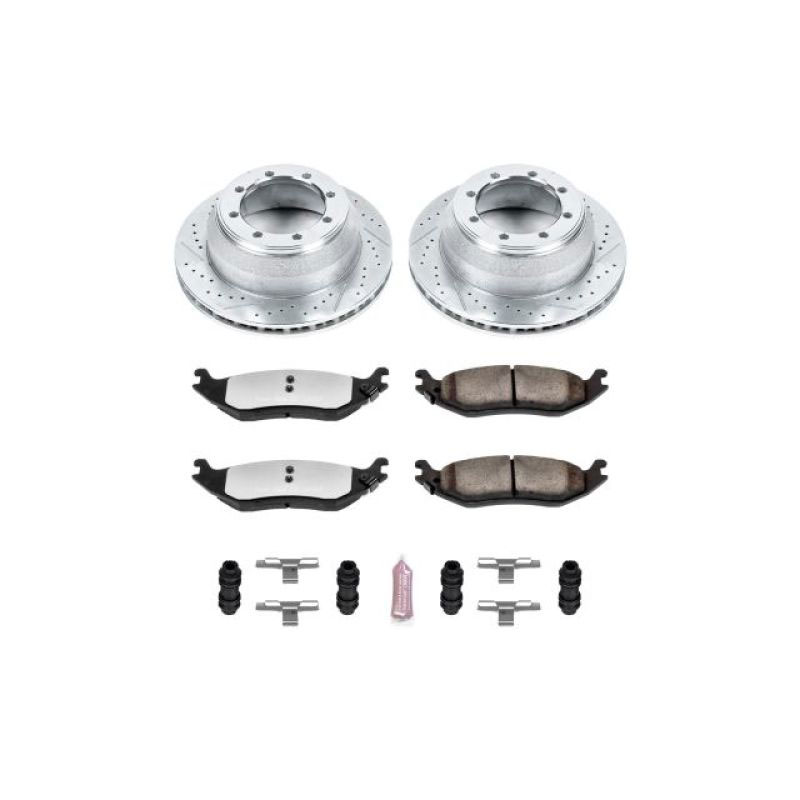 PowerStop k5270-36 | Power Stop 2003 Dodge Durango Rear Z36 Truck & Tow Brake Kit; 2003-2003