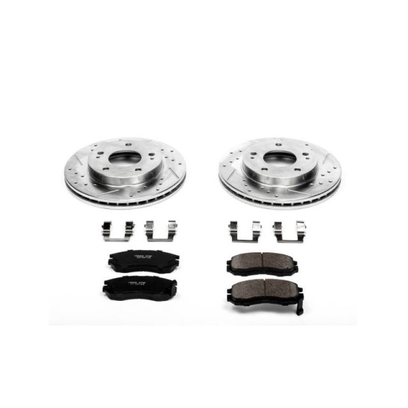 PowerStop k681 | Power Stop 95-05 Chrysler Sebring Front Z23 Evolution Sport Brake Kit; 1995-2005