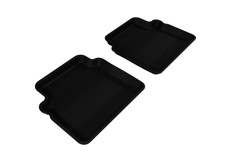 3D Maxpider l1ch00821509 | 3D MAXpider 2007-2011 Chevrolet Aveo Kagu 2nd Row Floormats - Black; 2007-2011