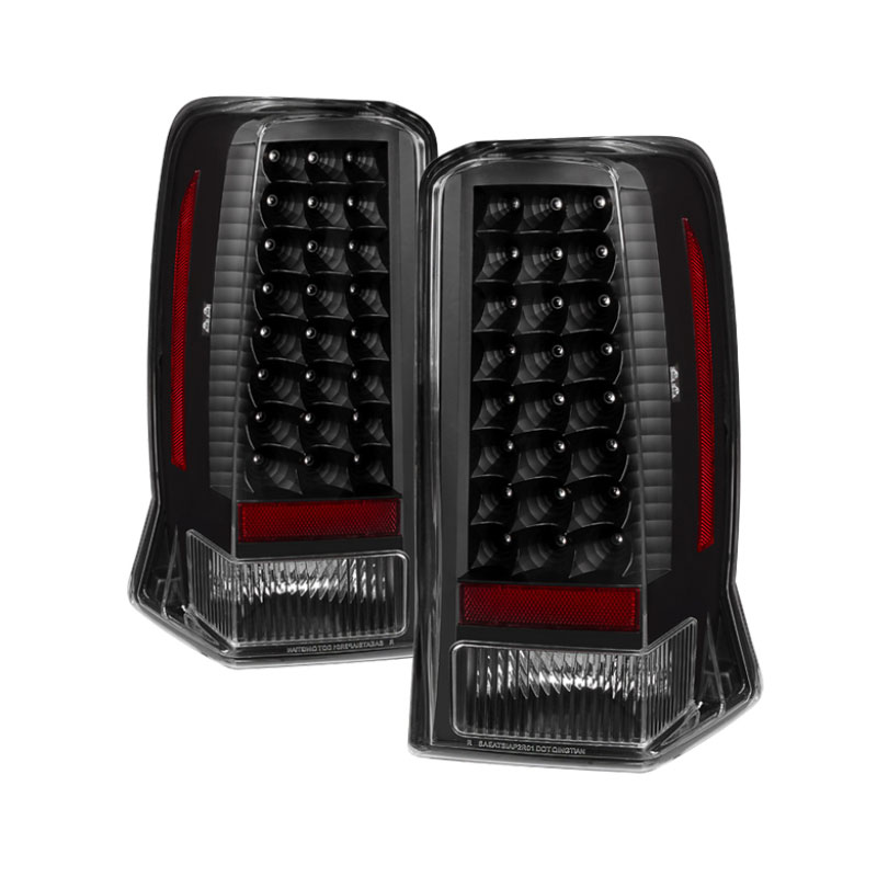 SPYDER 9028113 | Xtune Cadillac Escalade 02-06 ( Not Ext Models ) LED Tail Light Black ALT-JH-CE02-LED-BK; 2002-2006