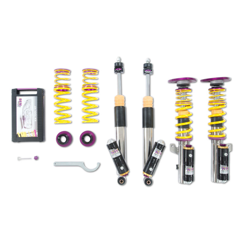 KW 397102ad | Audi TT TT-S Coupe Roadster Audi TT-RS 2018 Clubsport Coilover Kit 3-Way; 2018-2022