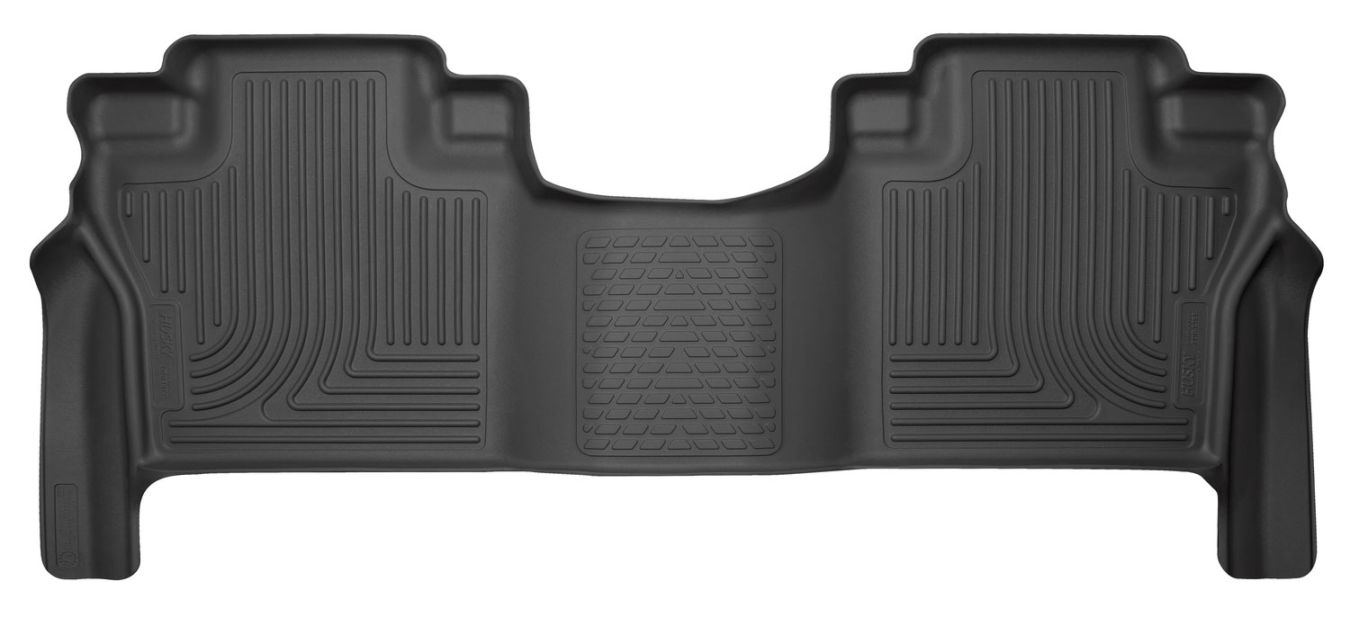 Husky Liners 14601 | Weatherbeater Series 2nd Seat Floor Liner Nissan Titan; 2017-2018