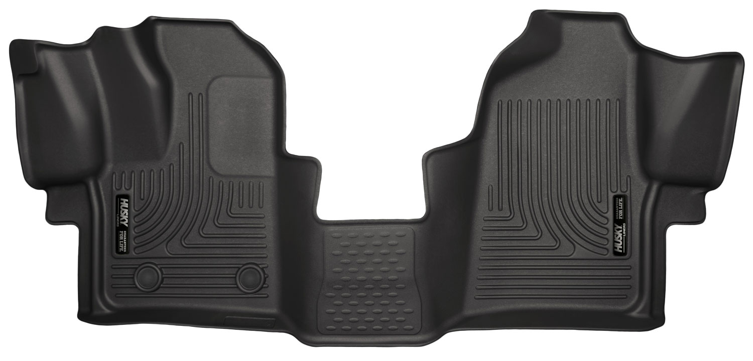 Husky Liners 18771 | Weatherbeater Series Front Floor Liners Ford Transit; 2015-2018