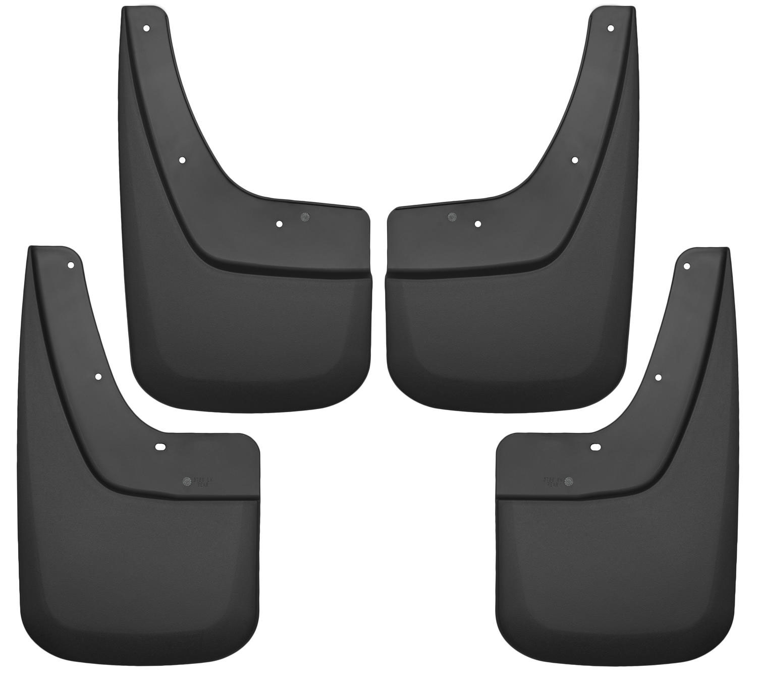 Husky Liners 56896 | Custom Mud Guards Front and Rear Mud Guard Set GMC Sierra HD; 2015-2018