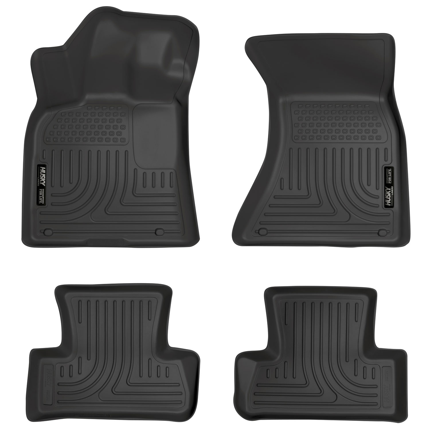 Husky Liners 96411 | Weatherbeater Series Front & 2nd Seat Floor Liners Audi Q5; 2009-2016