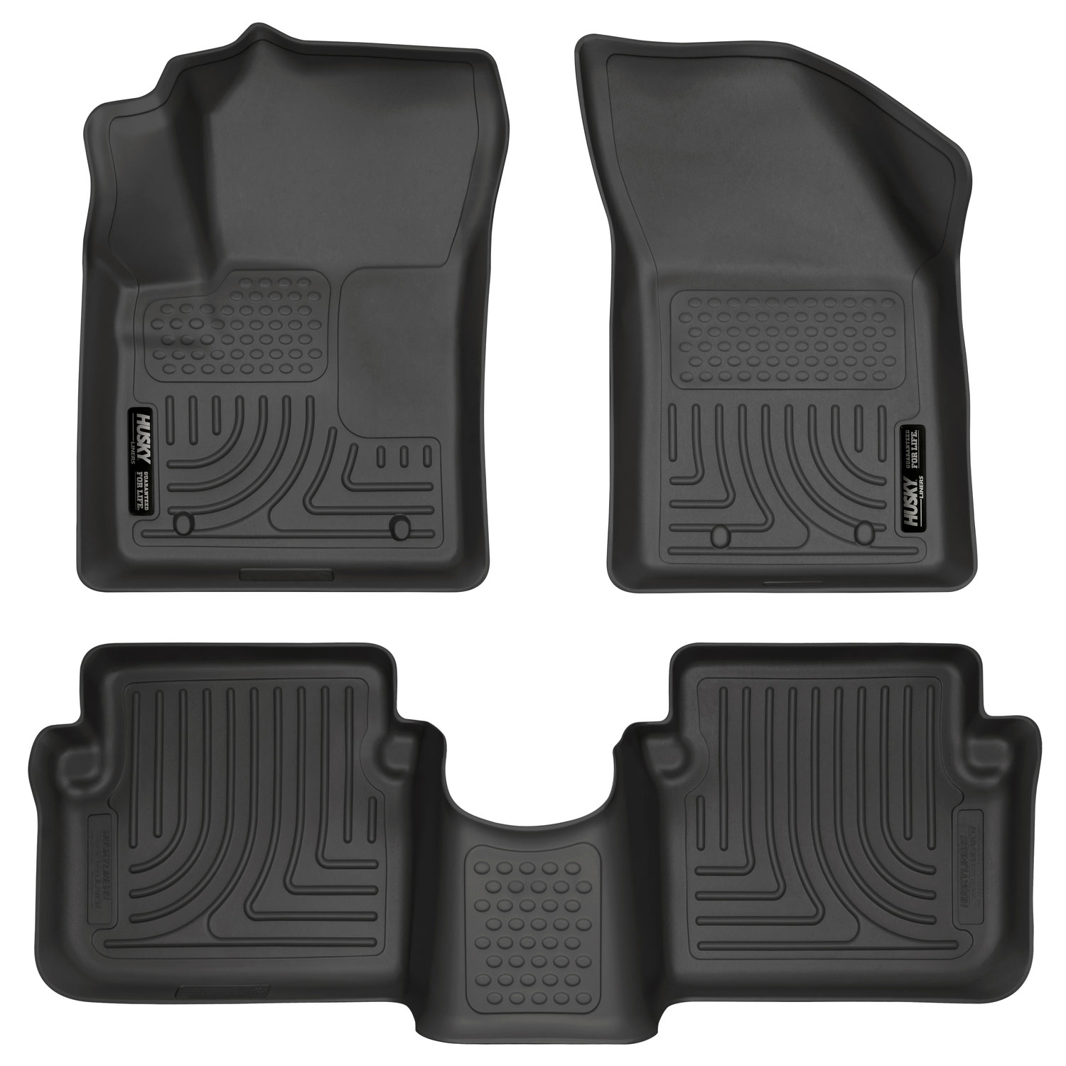 Husky Liners 98091 | Weatherbeater Series Front & 2nd Seat Floor Liners Chrysler 200; 2011-2014