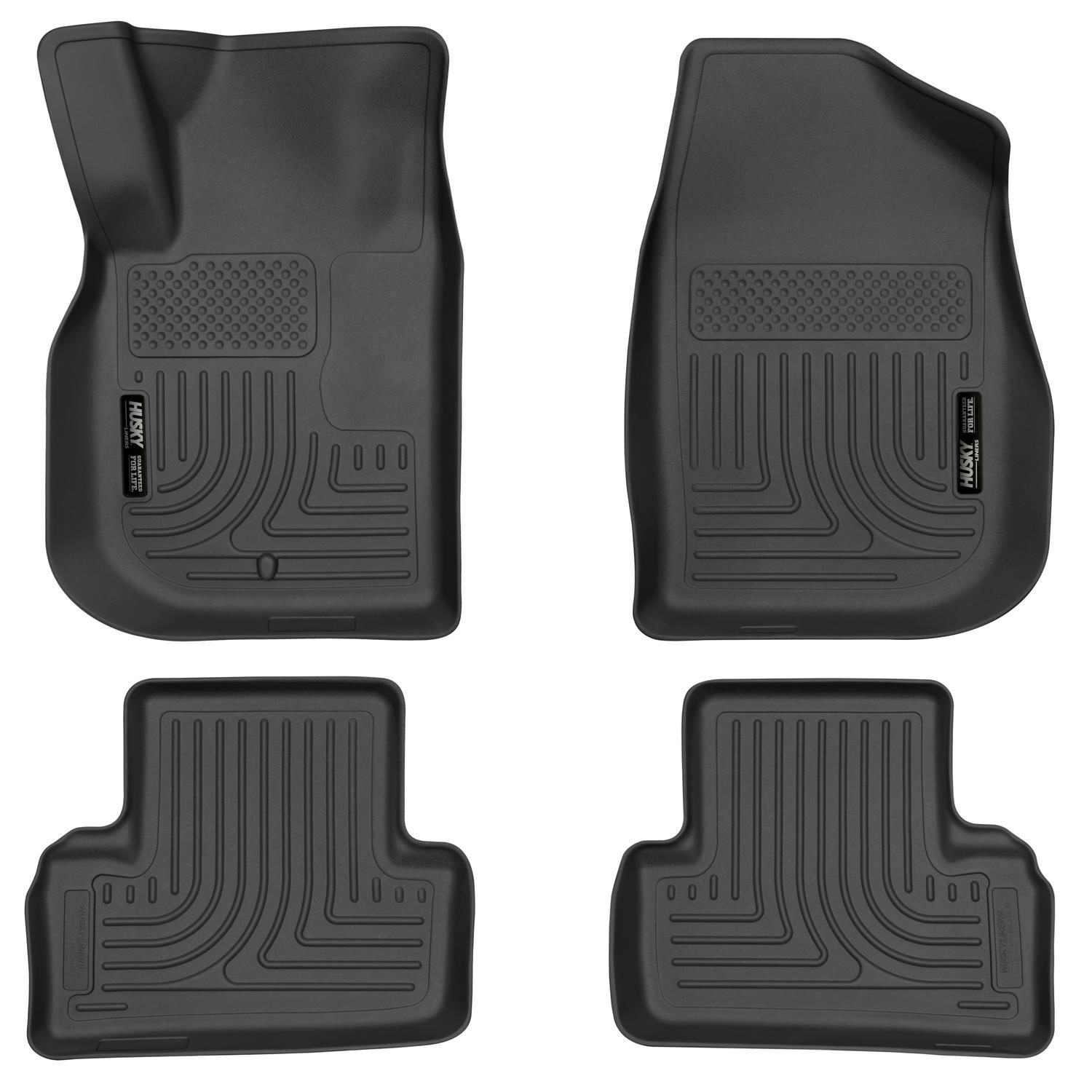 Husky Liners 98101 | Weatherbeater Series Front & 2nd Seat Floor Liners Pontiac G5; 2007-2009