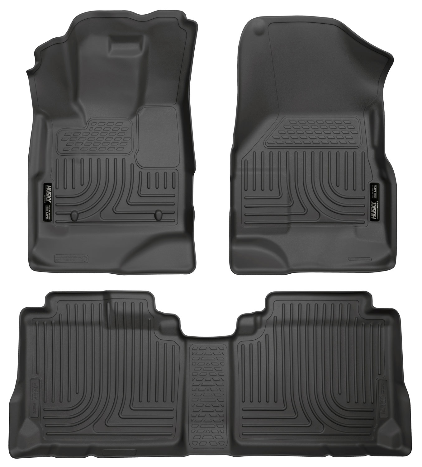 Husky Liners 98131 | Weatherbeater Series Front & 2nd Seat Floor Liners Chevrolet Equinox; 2010-2017