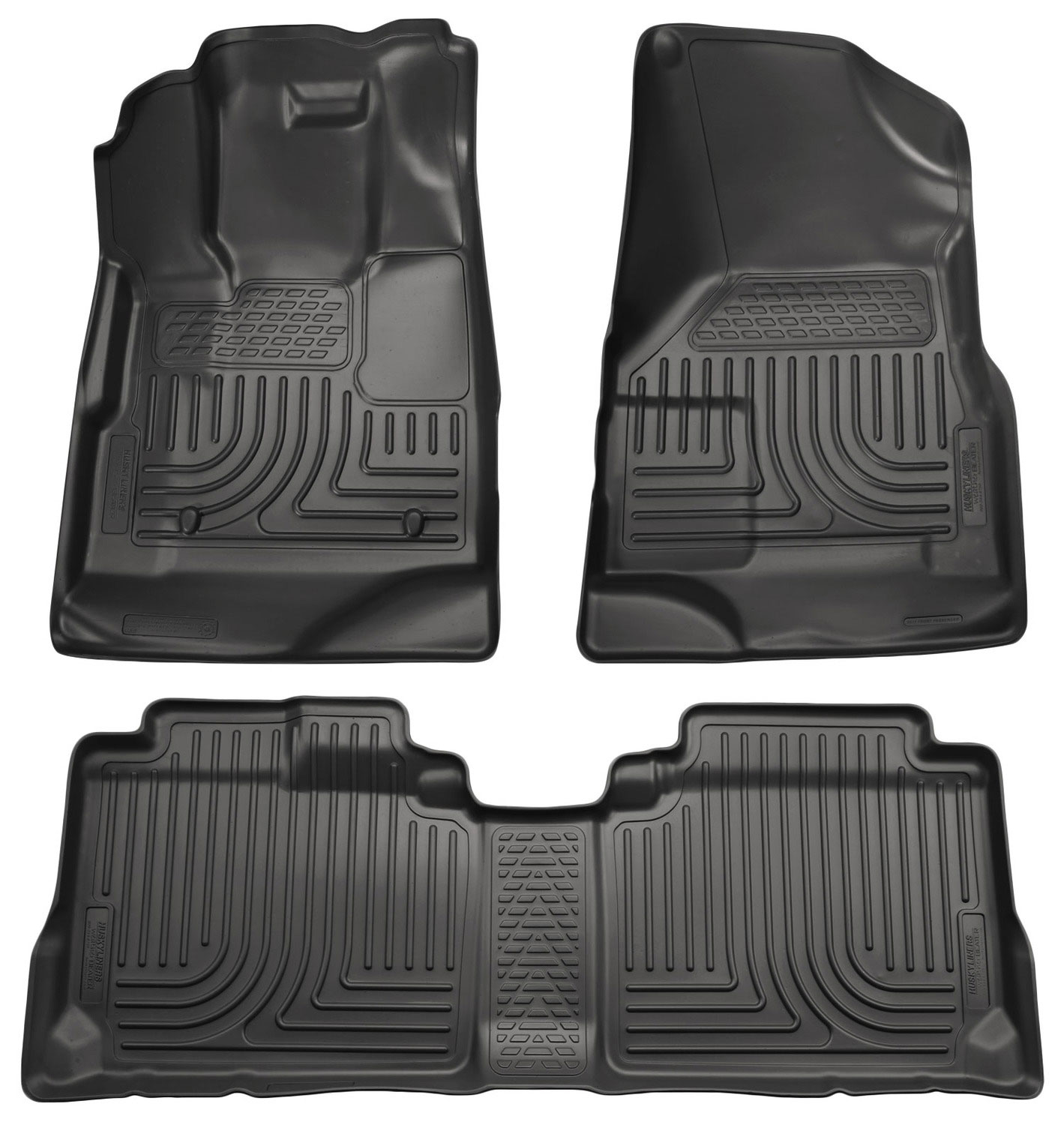 Husky Liners 98141 | Weatherbeater Series Front & 2nd Seat Floor Liners Cadillac SRX; 2010-2016