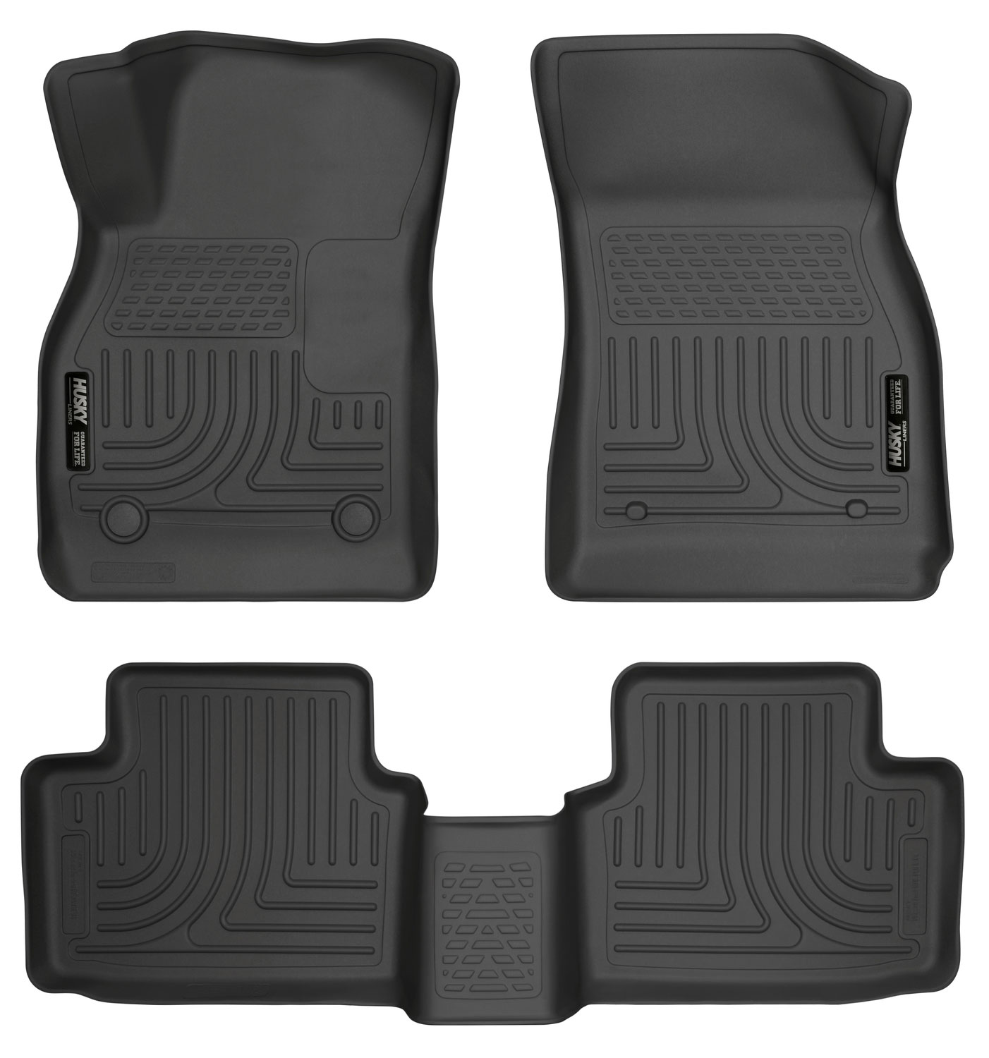 Husky Liners 98191 | Weatherbeater Series Front & 2nd Seat Floor Liners Chevrolet Malibu; 2013-2015