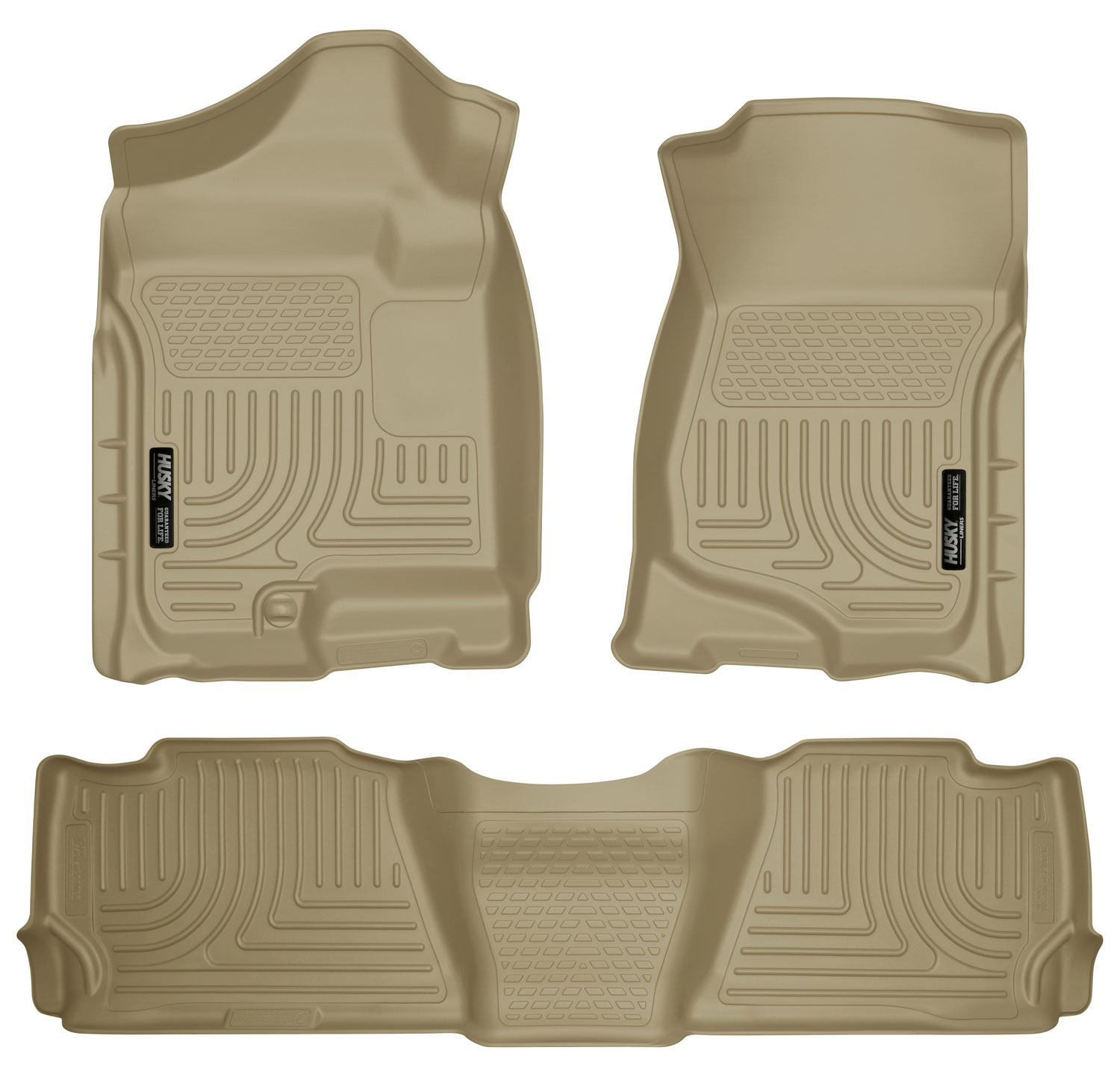 Husky Liners 98263 | Weatherbeater Series Front & 2nd Seat Floor Liners Cadillac ATS; 2007-2014