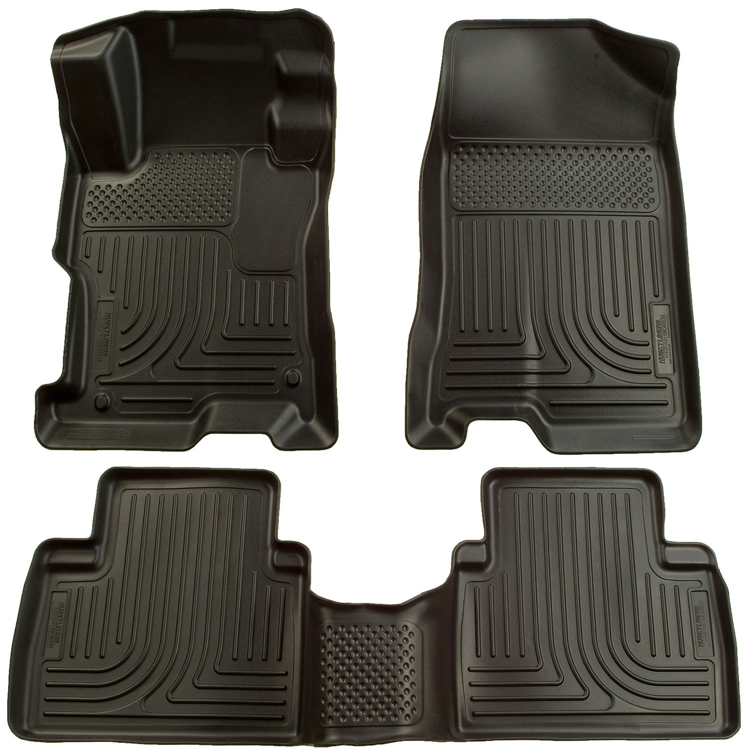 Husky Liners 98301 | Weatherbeater Series Front & 2nd Seat Floor Liners Mercury Milan; 2006-2009