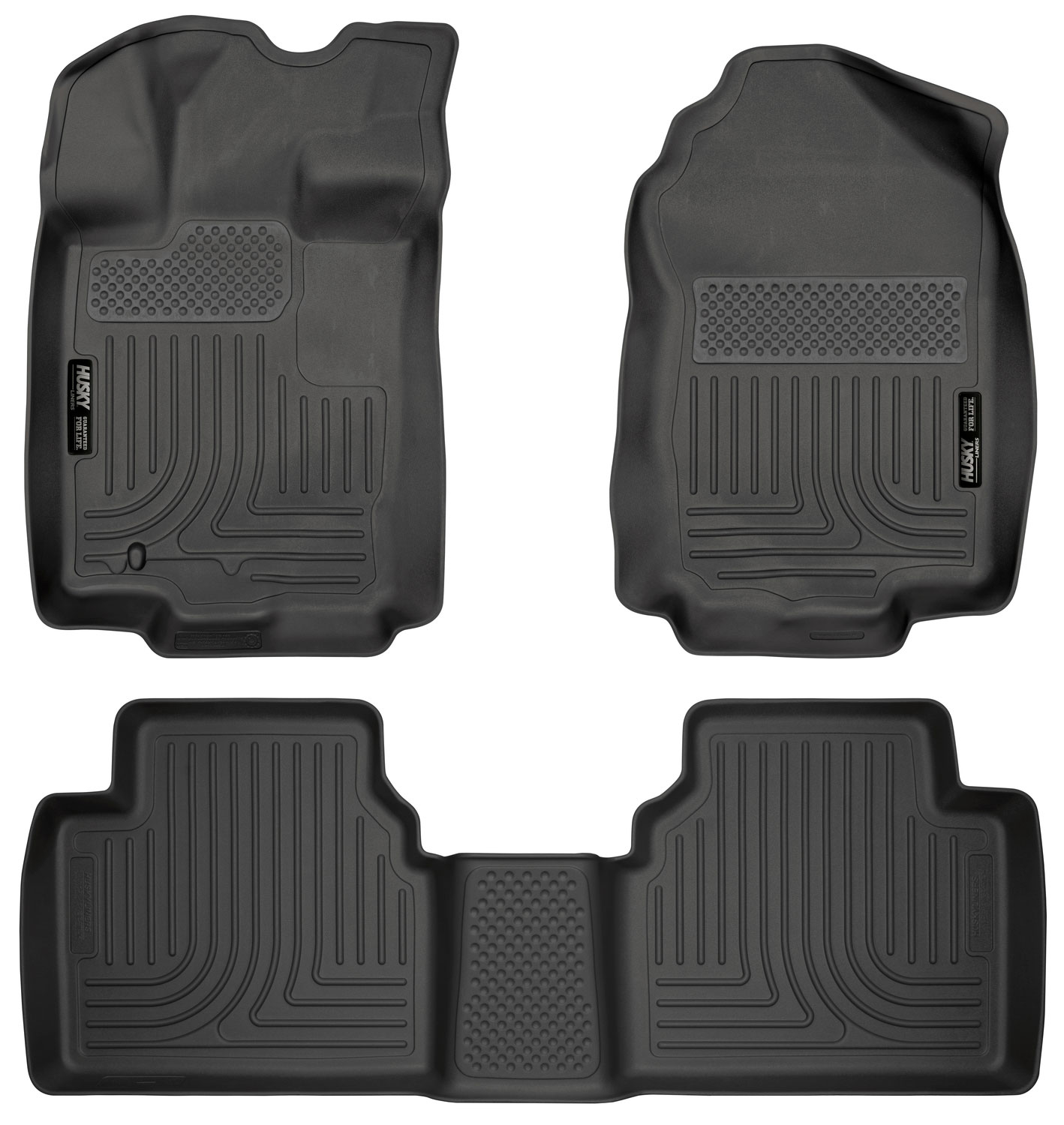 Husky Liners 98361 | Weatherbeater Series Front & 2nd Seat Floor Liners Mercury Milan; 2010-2011