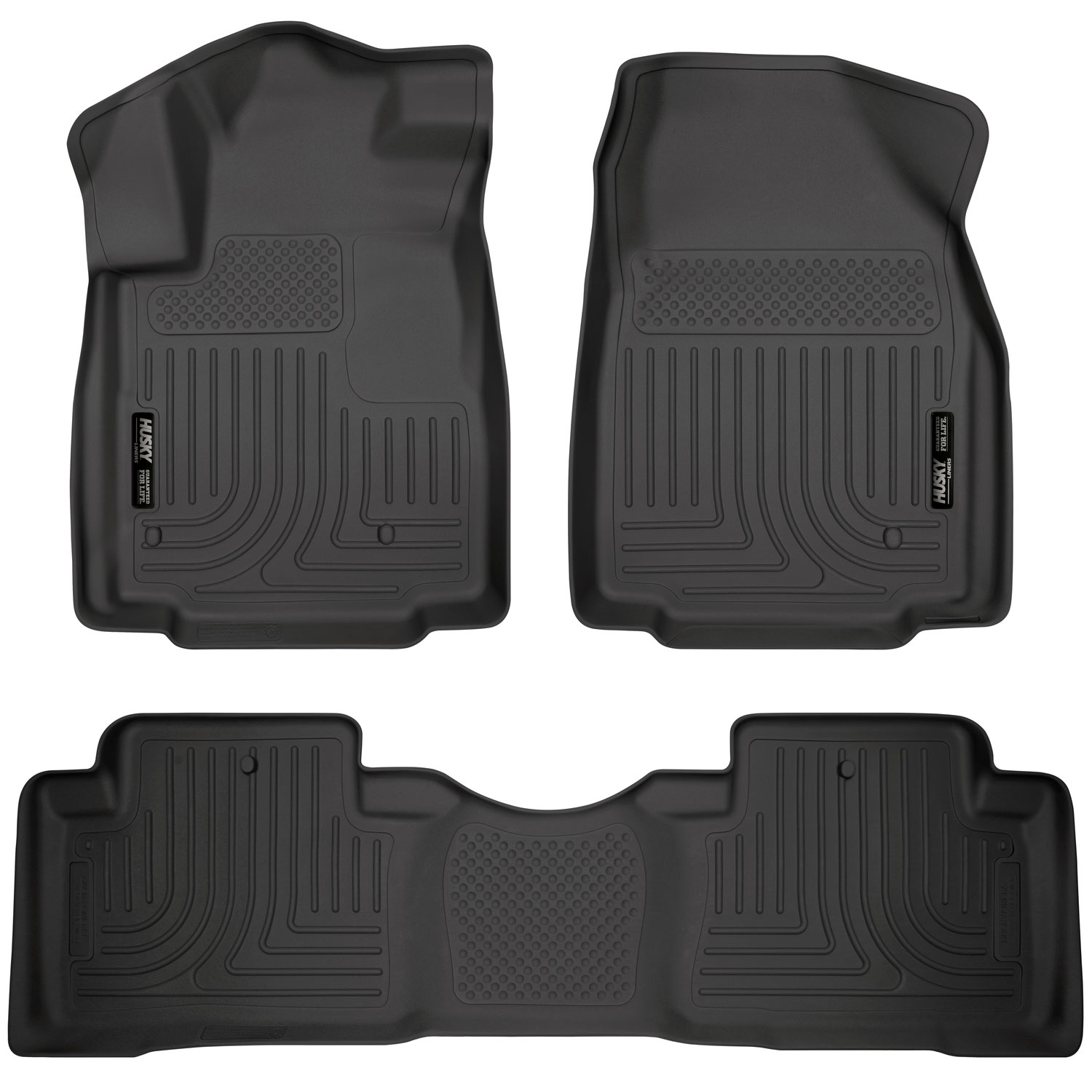 Husky Liners 98421 | Weatherbeater Series Front & 2nd Seat Floor Liners Honda Pilot; 2009-2015