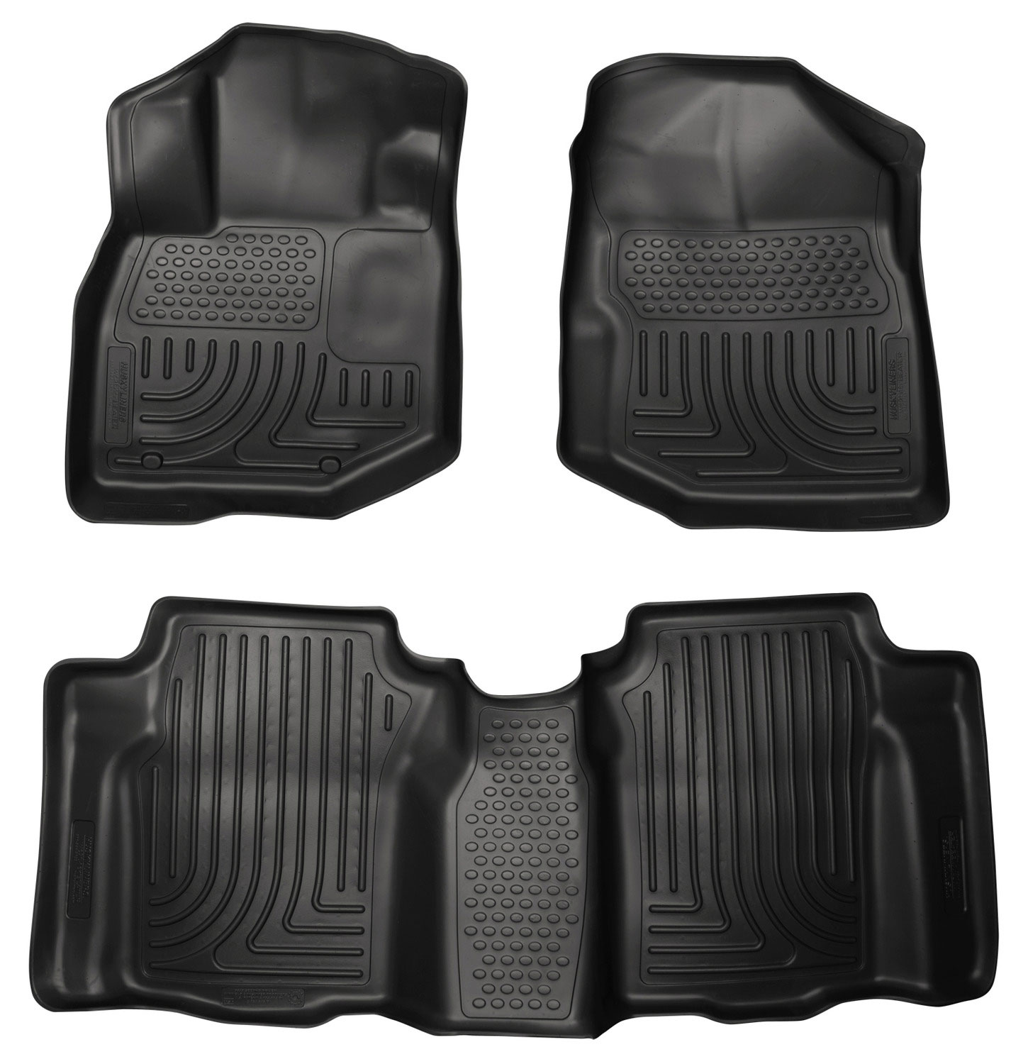 Husky Liners 98491 | Weatherbeater Series Front & 2nd Seat Floor Liners Honda Fit; 2009-2013