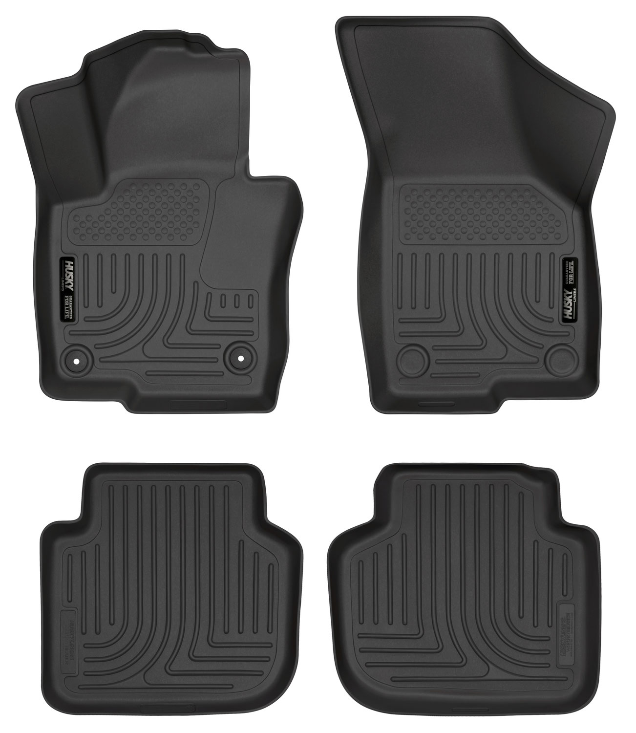 Husky Liners 98681 | Weatherbeater Series Front & 2nd Seat Floor Liners Volkswagen Passat; 2012-2017