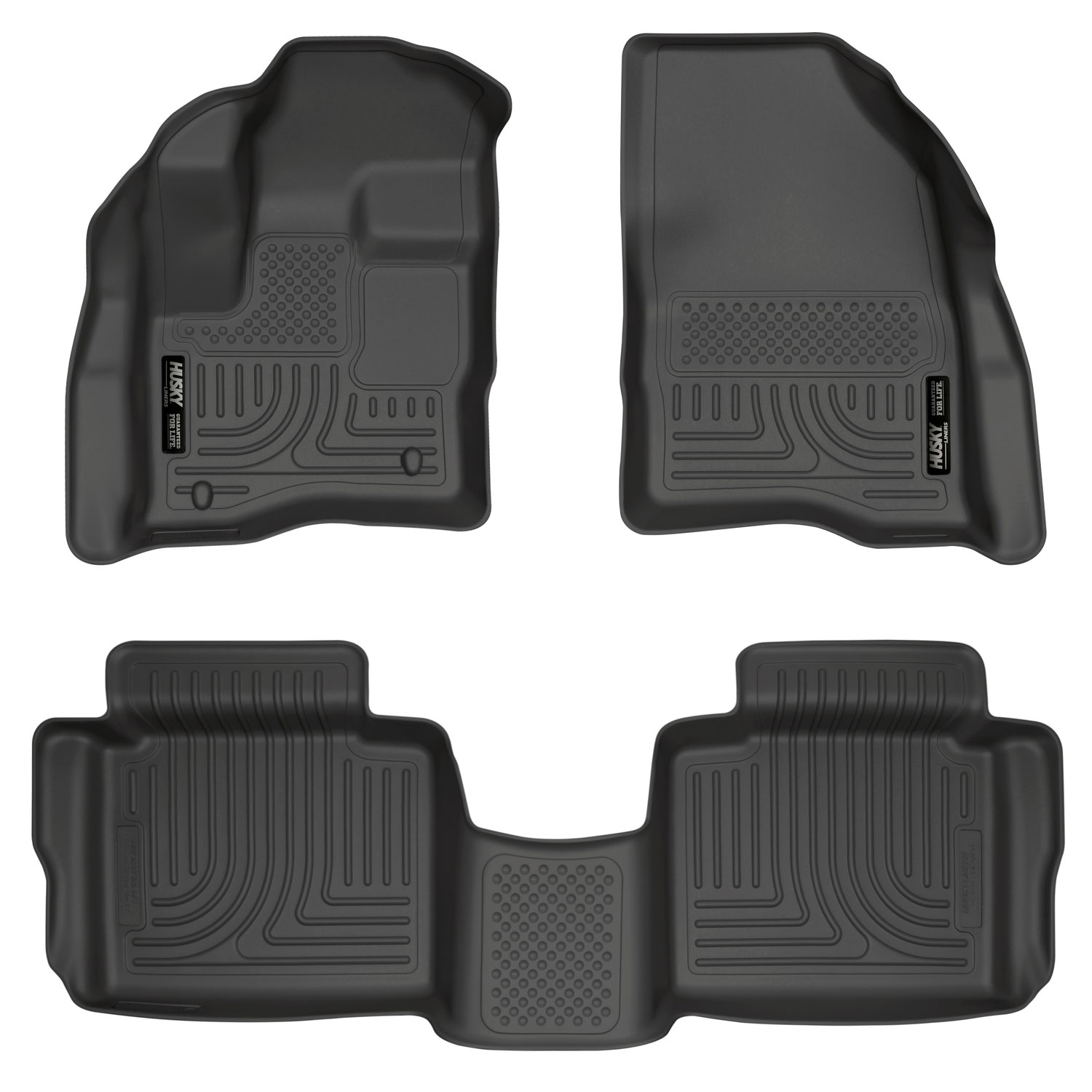 Husky Liners 98701 | Weatherbeater Series Front & 2nd Seat Floor Liners Ford Taurus; 2010-2018