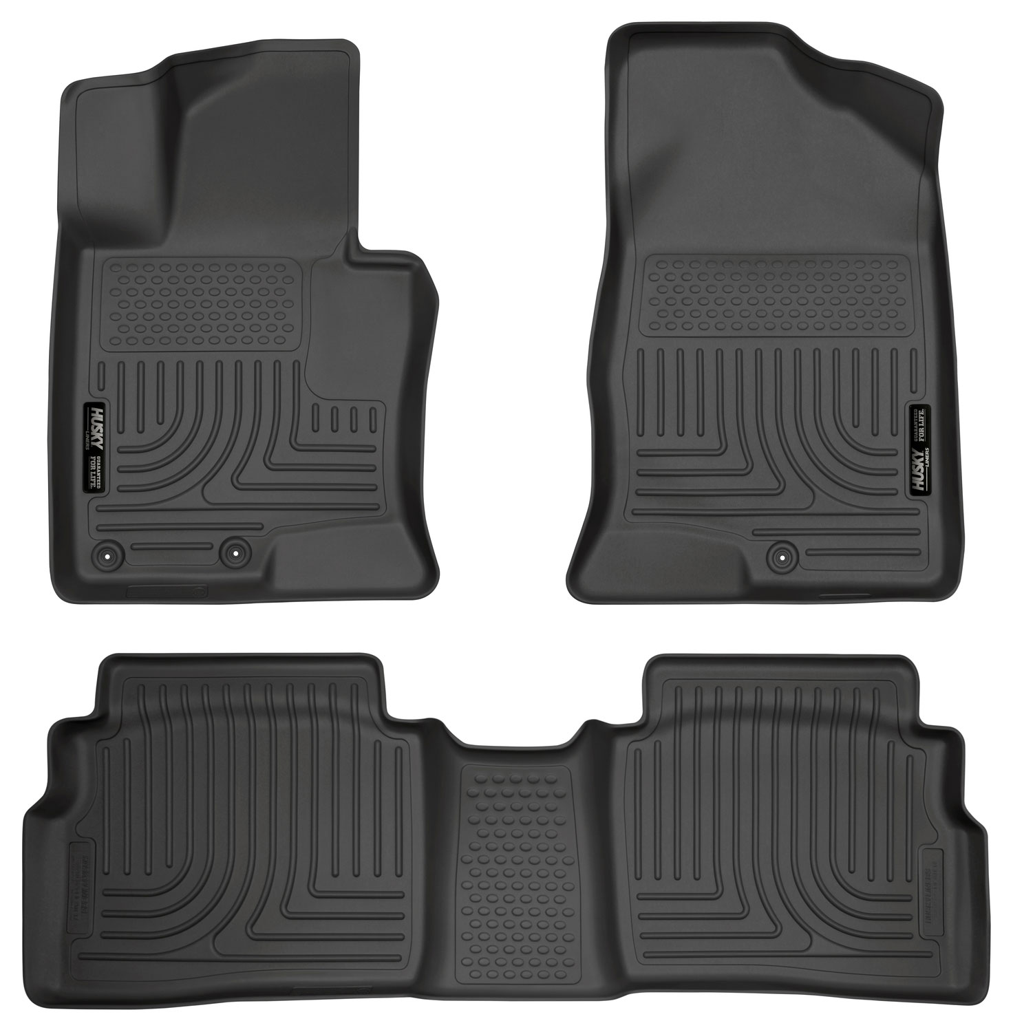 Husky Liners 98851 | Weatherbeater Series Front & 2nd Seat Floor Liners Hyundai Sonata; 2011-2015