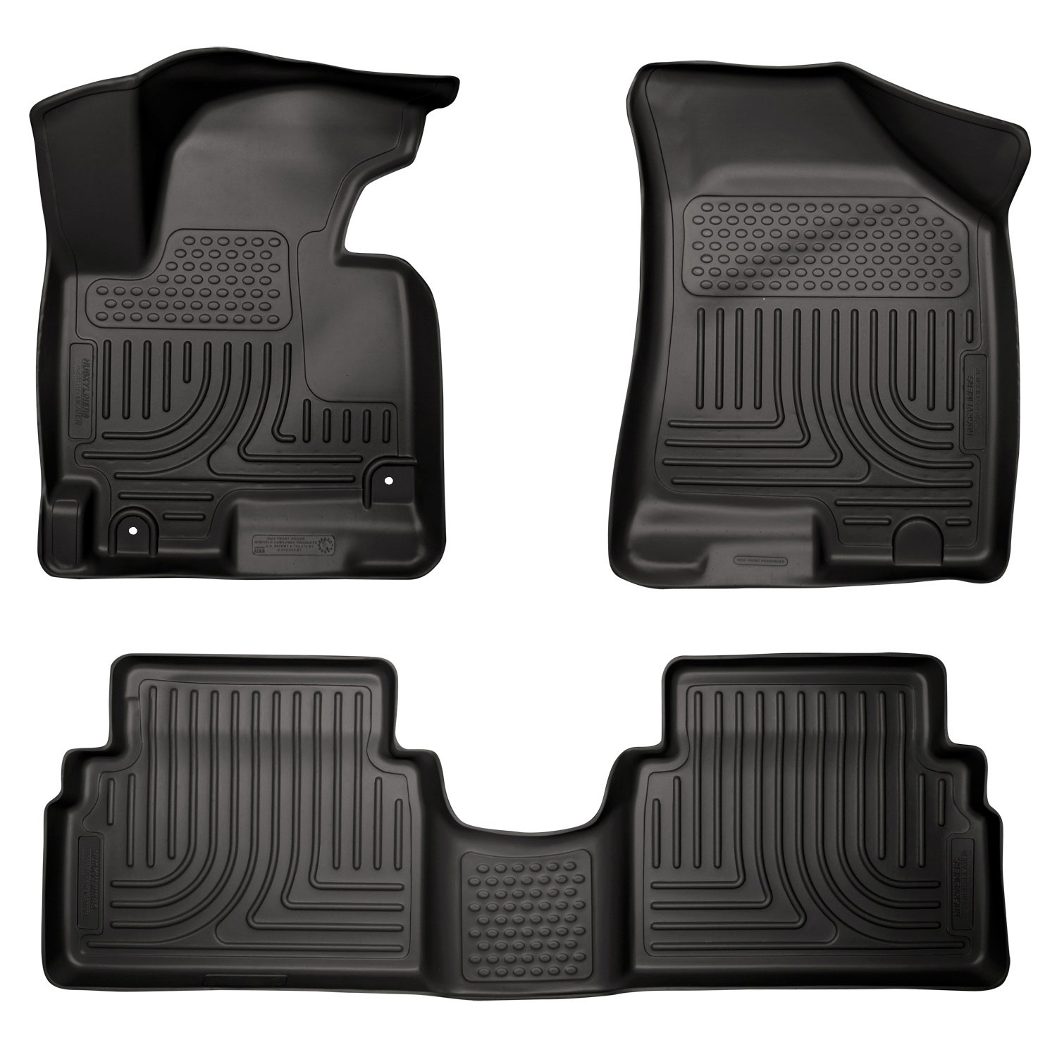 Husky Liners 98861 | Weatherbeater Series Front & 2nd Seat Floor Liners Kia Sportage; 2011-2013