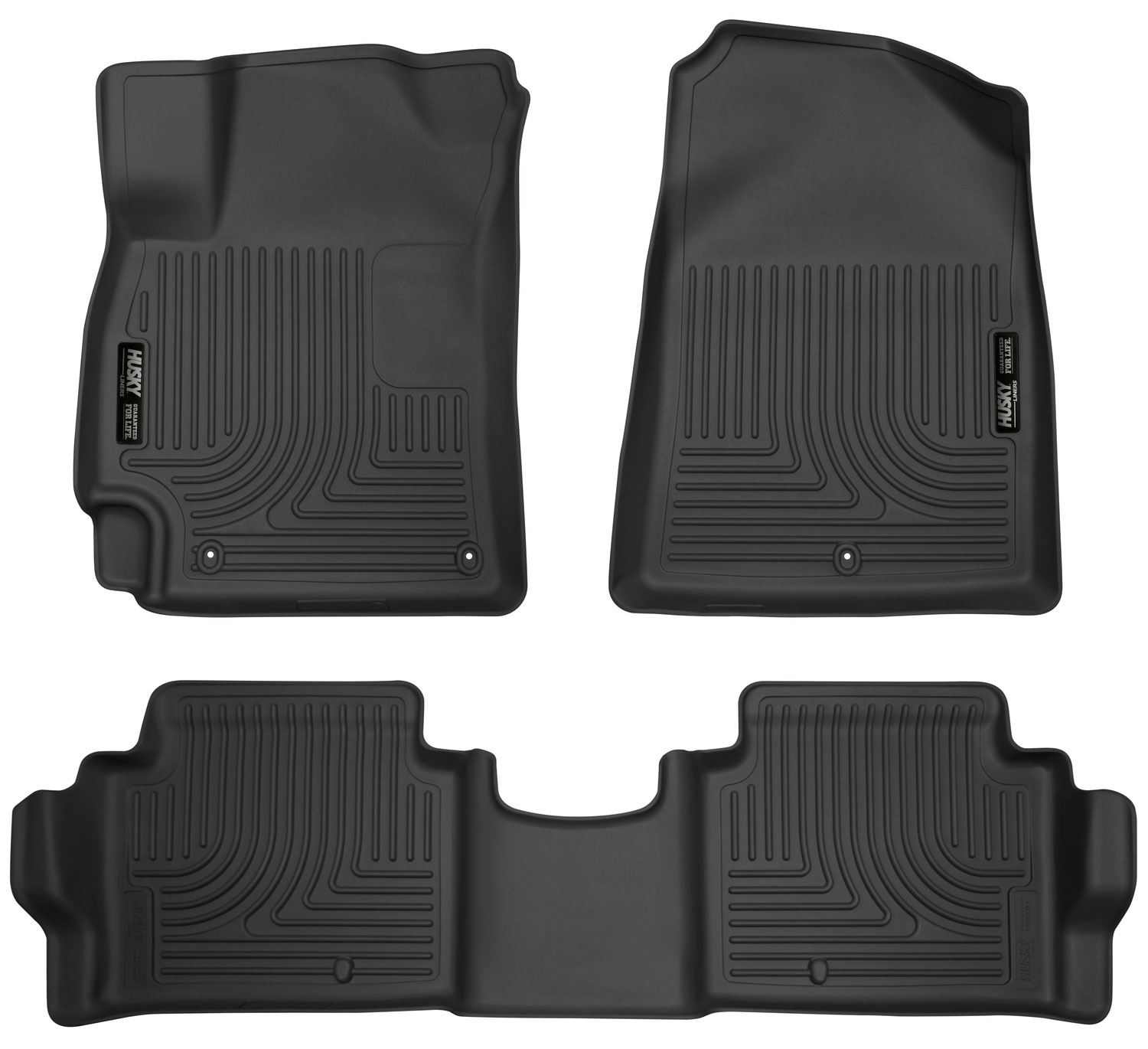 Husky Liners 98871 | Weatherbeater Series Front & 2nd Seat Floor Liners Hyundai Elantra; 2017-2018