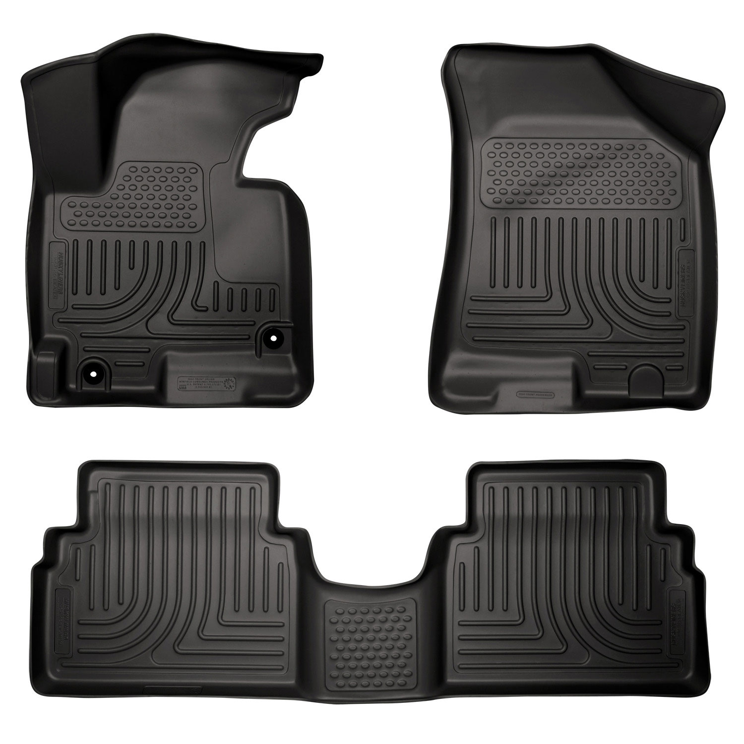 Husky Liners 98881 | Weatherbeater Series Front & 2nd Seat Floor Liners Hyundai Tucson; 2011-2013