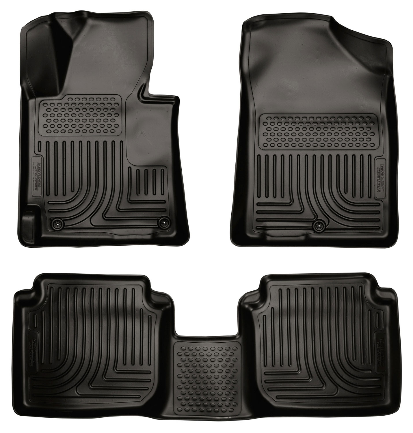 Husky Liners 98891 | Weatherbeater Series Front & 2nd Seat Floor Liners Hyundai Elantra; 2011-2013