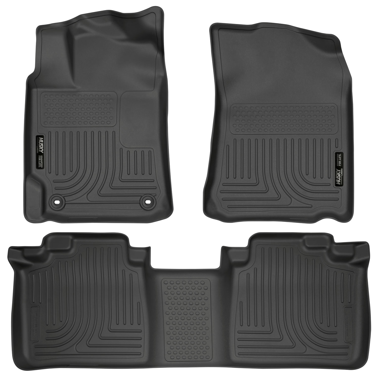 Husky Liners 98901 | Weatherbeater Series Front & 2nd Seat Floor Liners Toyota Camry; 2012-2017