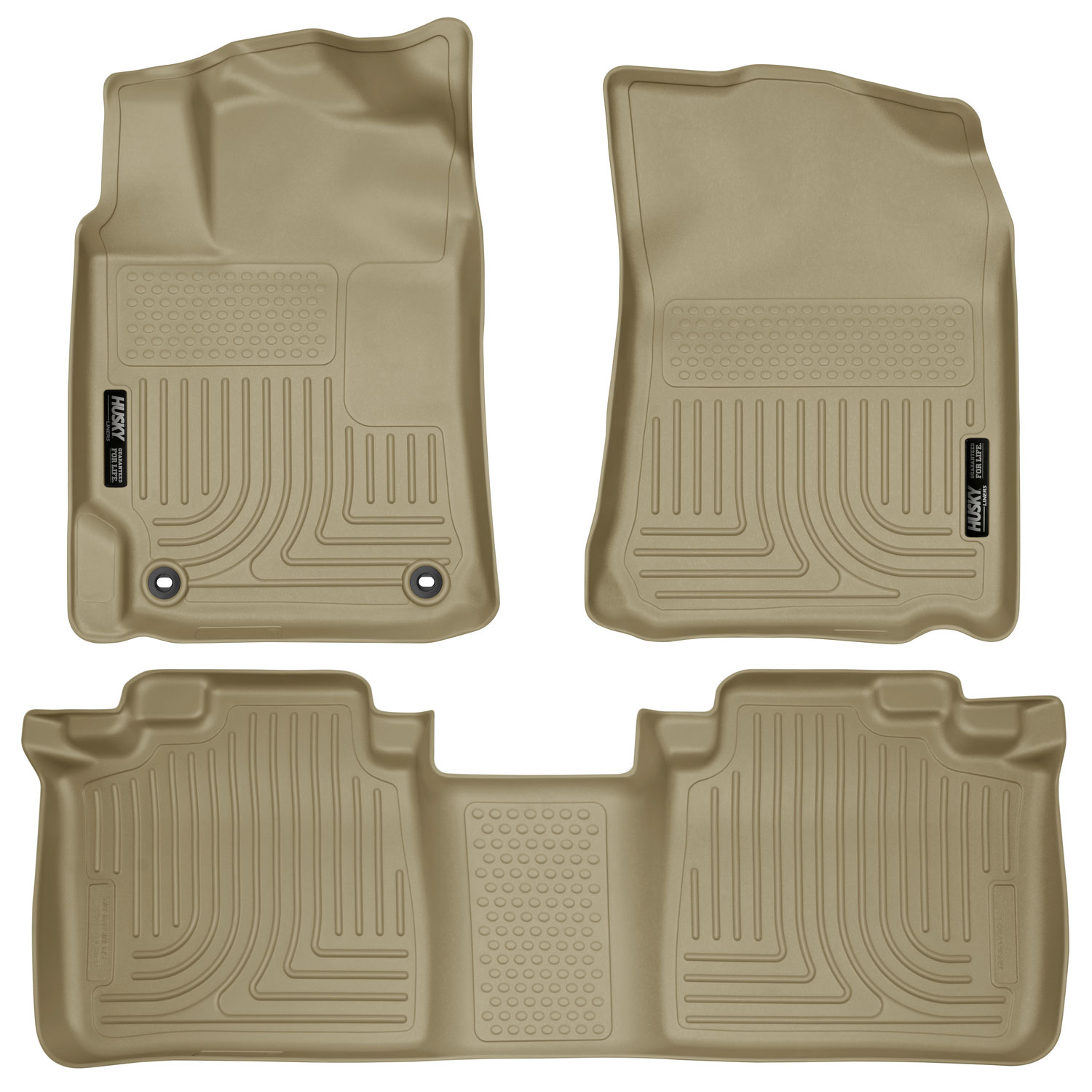 Husky Liners 98903 | Weatherbeater Series Front & 2nd Seat Floor Liners Toyota Camry; 2012-2017