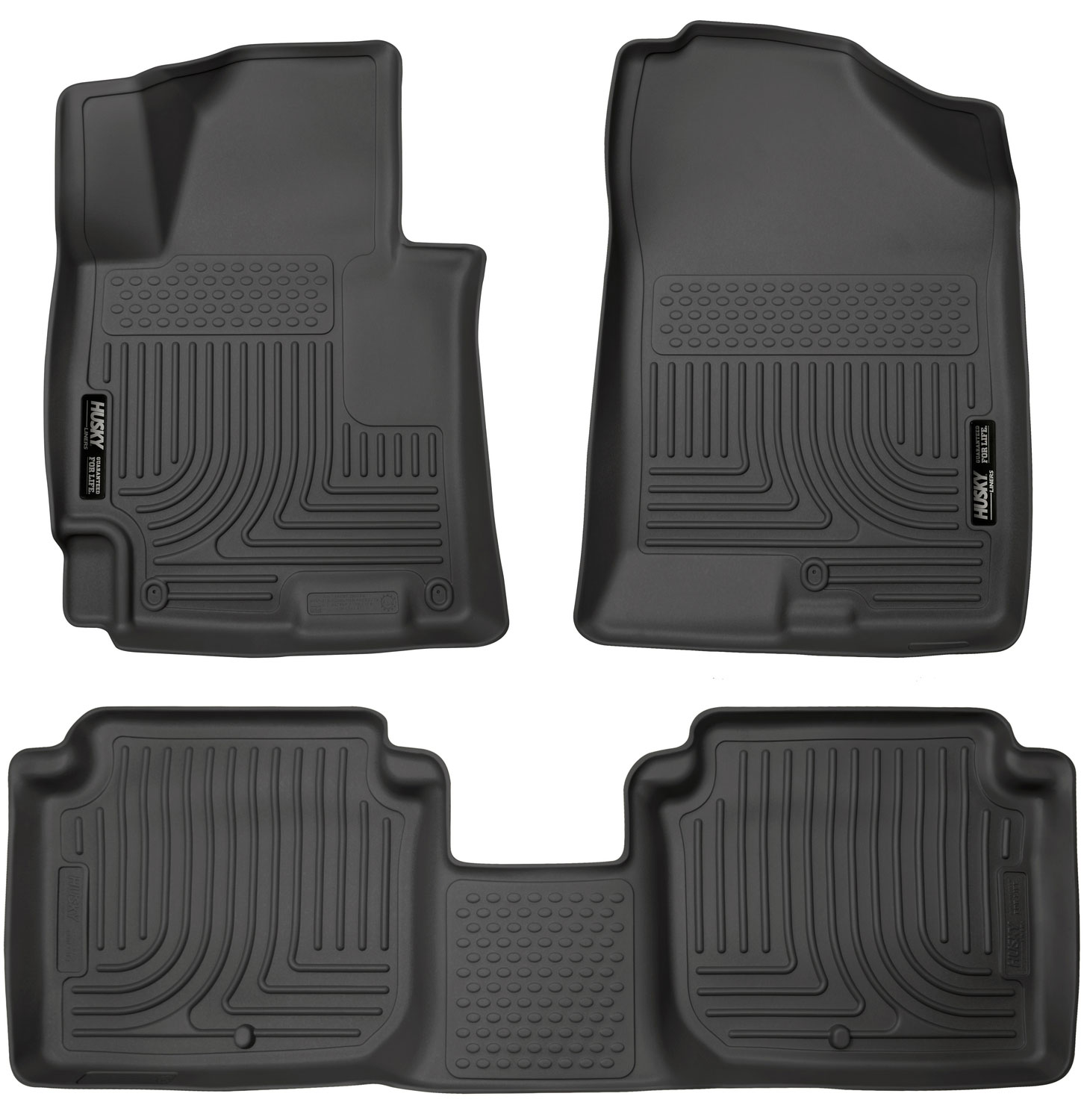 Husky Liners 98941 | Weatherbeater Series Front & 2nd Seat Floor Liners Hyundai Elantra; 2014-2016