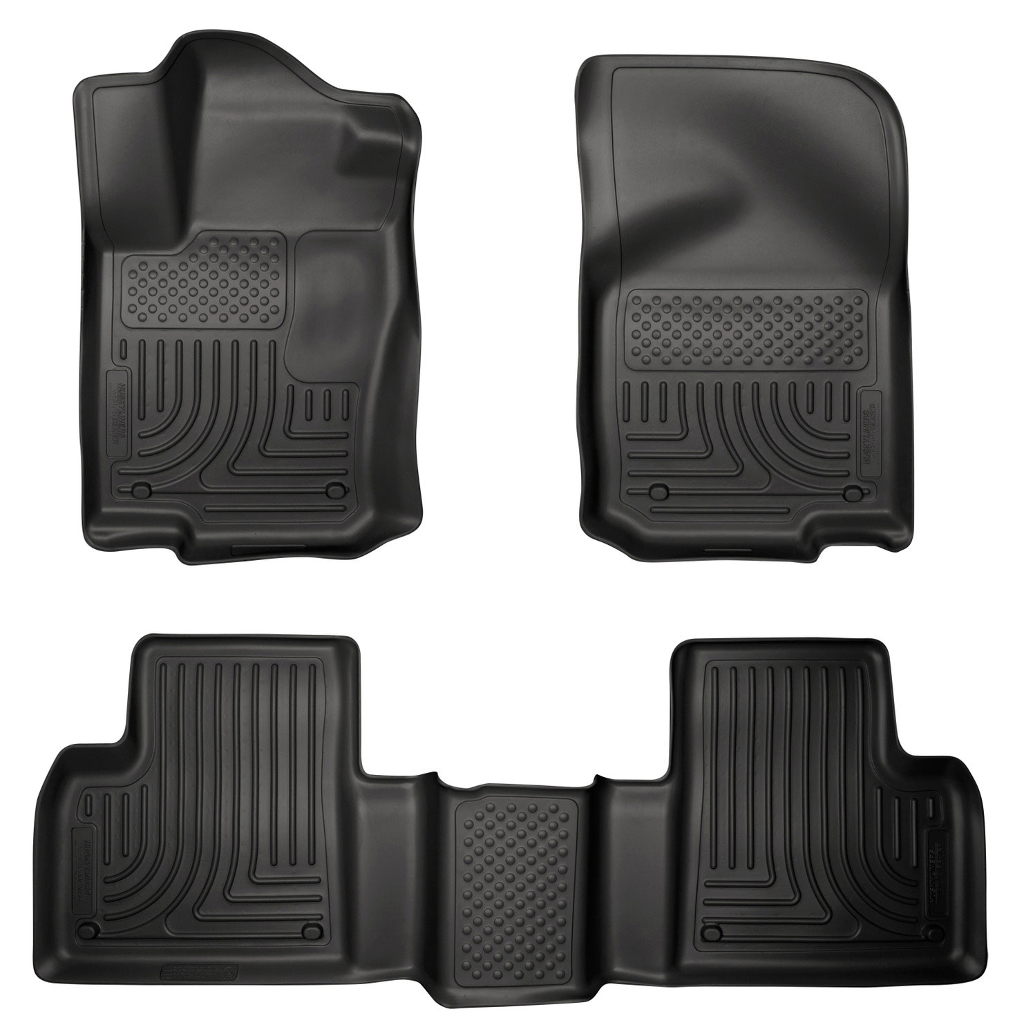 Husky Liners 98981 | Weatherbeater Series Front & 2nd Seat Floor Liners Mercedes Benz ML-Class; 2015-2015