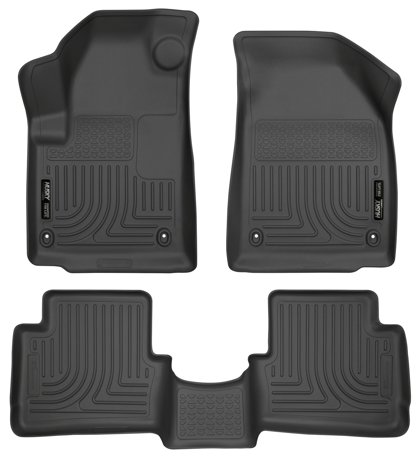 Husky Liners 99021 | Weatherbeater Series Front & 2nd Seat Floor Liners Dodge Dart; 2013-2016