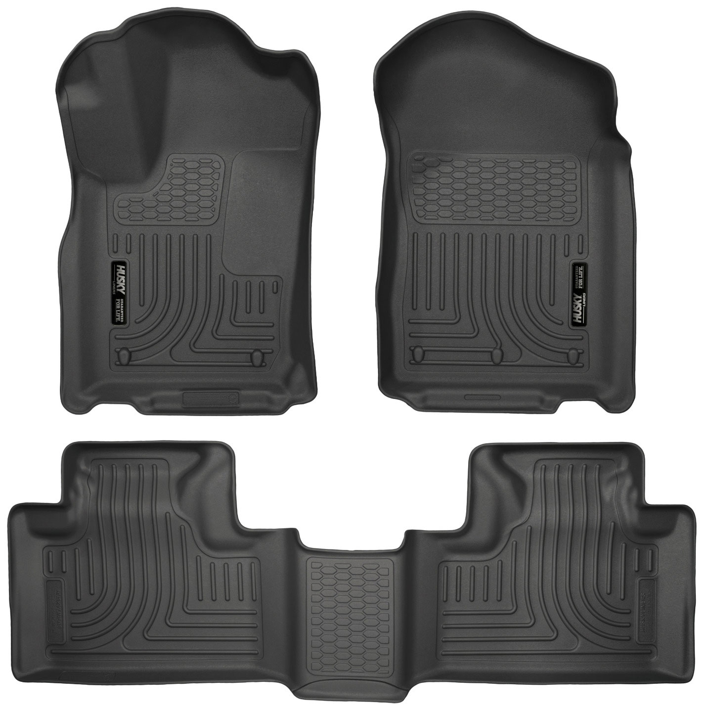 Husky Liners 99051 | Weatherbeater Series Front & 2nd Seat Floor Liners Dodge Durango; 2011-2015